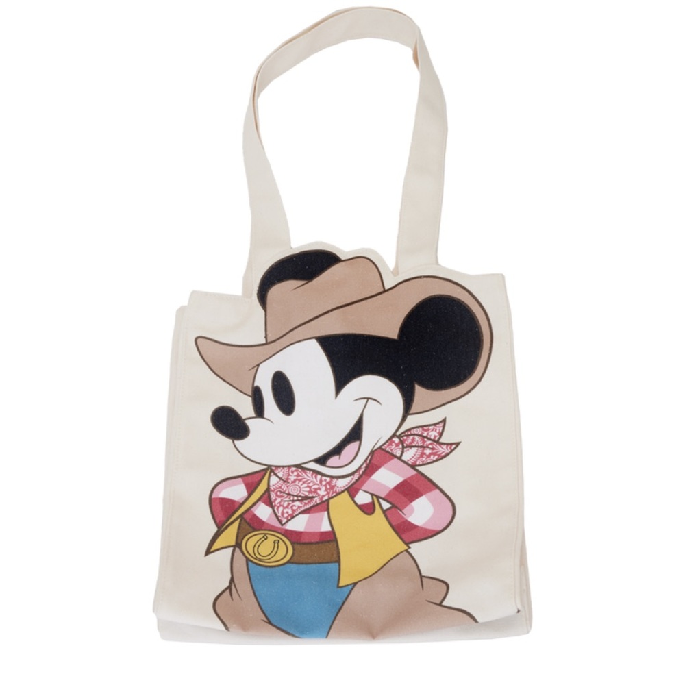 Loungefly Cream and Brown Mickey Mouse Tote